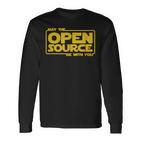 May Open Source Programming Devops Software Linux Java Langarmshirts