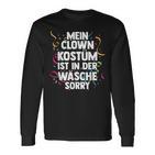 Mein Clown Kostüm Ist In Der Wäsche Carnival Langarmshirts