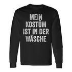 Mein Costume Ist In Der Wäsche Carnival Man Fancy Dress Langarmshirts