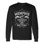 Memphis Tennessee Blues Country Music Usaintage Souvenir Langarmshirts