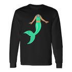 Mermaid Outfit Water Party Atlantis Costume Langarmshirts