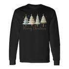 Merry Christmas Tree Christmas Tree Langarmshirts