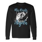 Mir Reichts Ich Geh Angeln Sayings Fun Clothing For Fishing Langarmshirts