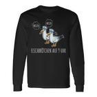 Moin Fish Buns Seagull North German Platgerman Langarmshirts