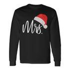 Mrs Partner Look Couple Christmas Jumper Christmas Outfit Langarmshirts