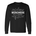 Müschede New York Berlin Müschede Meine Hauptstadt Langarmshirts