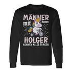 Name Holger Birthday Saying First Name Holger Langarmshirts