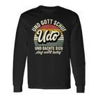 Name Udo Slogan And Gott Schuf Udo S Langarmshirts