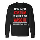 Nein Kostüm Nicht In Der Wäsche Hab Keins Carnival Langarmshirts