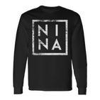 Nina Minimalism Langarmshirts