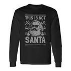 This Is Not Santa Karl Marx Christmas Communist Langarmshirts