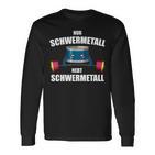 Nur Schwermetall Hebt Schwermetall Langarmshirts