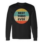 Theo First Name Langarmshirts