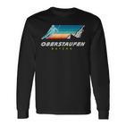 Oberstaufen Bayern Germany Retro 80S Ski Langarmshirts