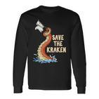 Octopus Save The Kraken Langarmshirts