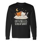 Official Sleep Cat Cat Langarmshirts