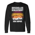 Official Sophie Sleep Personalised S Langarmshirts