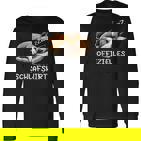 Offizielles Schlaf Bullterrier Hunde Hund Hunderasse Langarmshirts