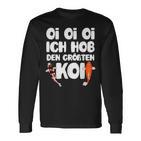 Oi Oi Oi I Hob Den Biggest Koi Fish Koi Langarmshirts