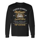 Oldtimer Baujahr 1960 Geborenintage 1960 Birthday S Langarmshirts