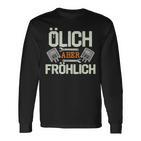 Olich Aber Fröhlich Oil Mechanic Car Screwdriver Langarmshirts