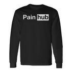 Pain Hub S Langarmshirts