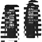 Papaateratertag Geburtstag Fun Spruch Lustig Geschenk Langarmshirts