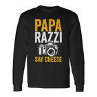 Paparazzi Say Cheese Photographer Photography Camera Langarmshirts