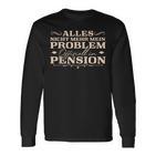 Pension Arbeitskollege Im Ruhestand Pensionär Langarmshirts