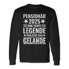 Pensionierung Legendeerlässt Das Gelände Pensionär 2025 Langarmshirts