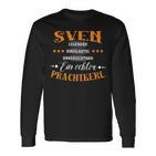 Personalised Sven Magnificent S Langarmshirts