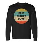 Philipp First Name Langarmshirts