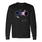 Planets Space Universe Solar System Astronaut Space Langarmshirts