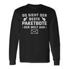 Postman Bester Paketbote Der Welt German Langarmshirts