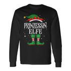 Princess Elf Outfit Christmas Family Christmas Langarmshirts