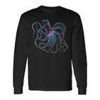 Psychedelic Octopus Octopus Langarmshirts