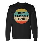 Ramona First Name Langarmshirts