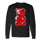 Red Gummy Bear Langarmshirts