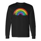 Regenbogen Damen Herren Kinder Regenbogen Kostüm Langarmshirts