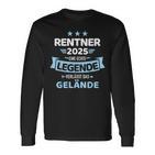 Rentner 2025 Legend Leaves Terrain For Retirement Langarmshirts