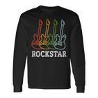 Rockstar Children'sintage Guitar Rockstar Langarmshirts