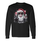 Santa Claus Christmas Fun Christmas Langarmshirts