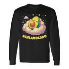 Schlavocado Official Sleep Avocado Sleep Langarmshirts