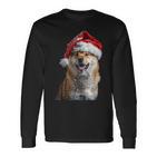 Shiba Inu Christmas Langarmshirts