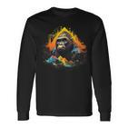 Silverback Gorilla Monkey Animal Langarmshirts