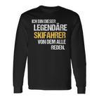 Skier Legend Ski Alpine Langarmshirts