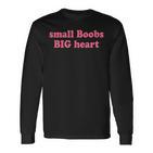 Small Boobs Big Heart Y2k 2000S Langarmshirts