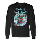 Snowboard Turtle Snowboard Winter Turtle Langarmshirts