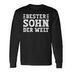 Sohnon Eltern Für Den Besten Sohn Der Welt German Langu Langarmshirts