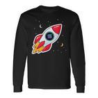 Solana Rocket To The Moon Langarmshirts